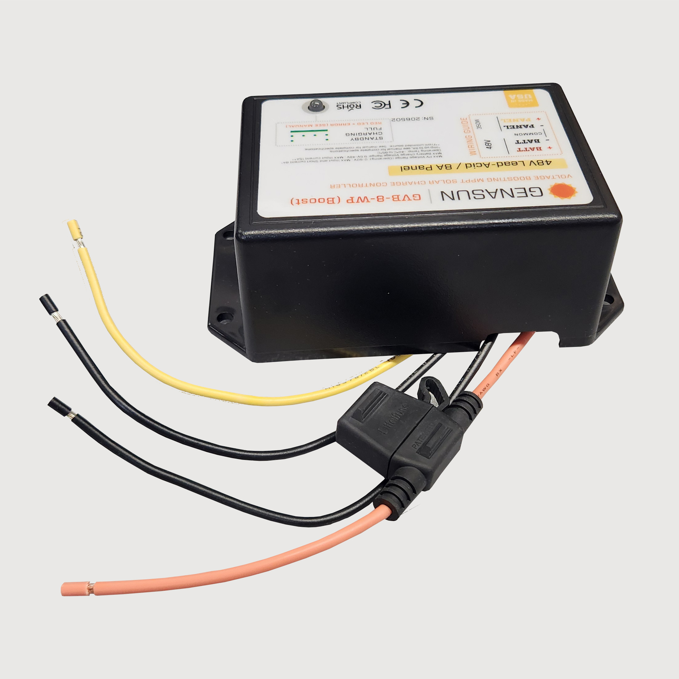 GVB-8-WP wirings details 12AWG